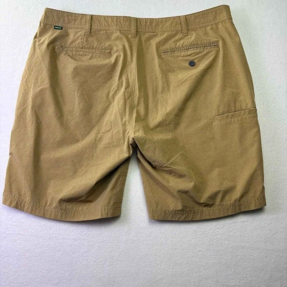 Orvis Performance Shorts Mens 38 Tan Good Hiking Utility Tool Pocket - Picture 6 of 9